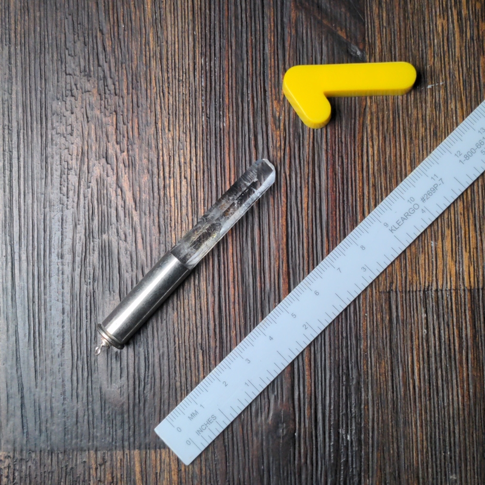 handmade CLEAR QUARTZ CRYSTAL necklace